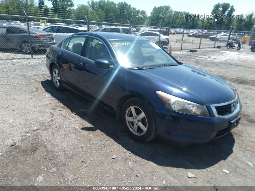 2008 Honda Accord 2.4 Lx Blue vin: 1HGCP26358A015607