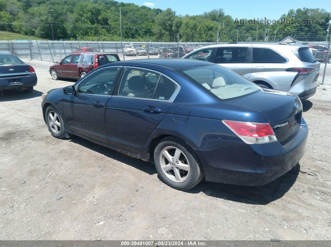 2008 Honda Accord 2.4 Lx Blue vin: 1HGCP26358A015607