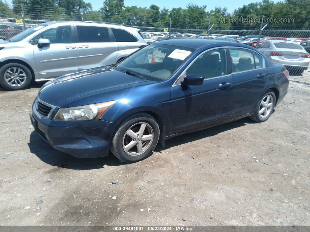 2008 Honda Accord 2.4 Lx Blue vin: 1HGCP26358A015607