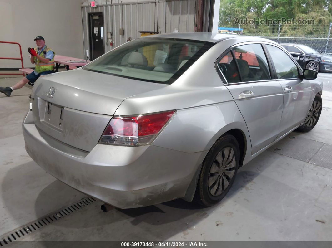 2008 Honda Accord 2.4 Lx Silver vin: 1HGCP26358A026896