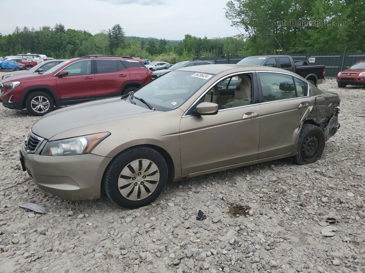 2008 Honda Accord Lx Gold vin: 1HGCP26358A047683