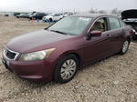 2008 Honda Accord Lx Бордовый vin: 1HGCP26358A053824