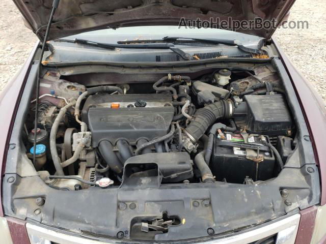 2008 Honda Accord Lx Бордовый vin: 1HGCP26358A053824