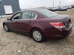 2008 Honda Accord Lx Бордовый vin: 1HGCP26358A053824