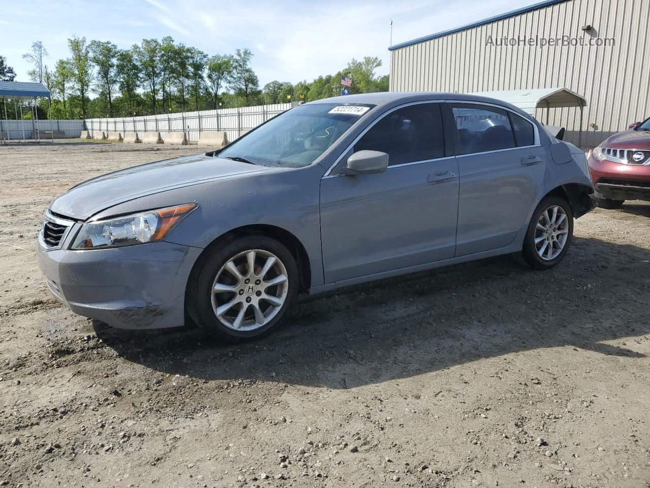 2008 Honda Accord Lx Gray vin: 1HGCP26358A077895