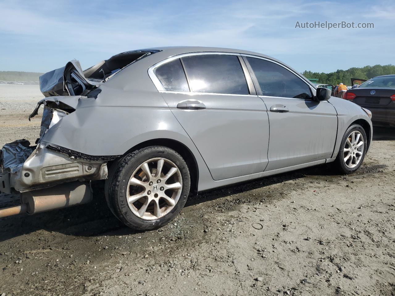 2008 Honda Accord Lx Gray vin: 1HGCP26358A077895