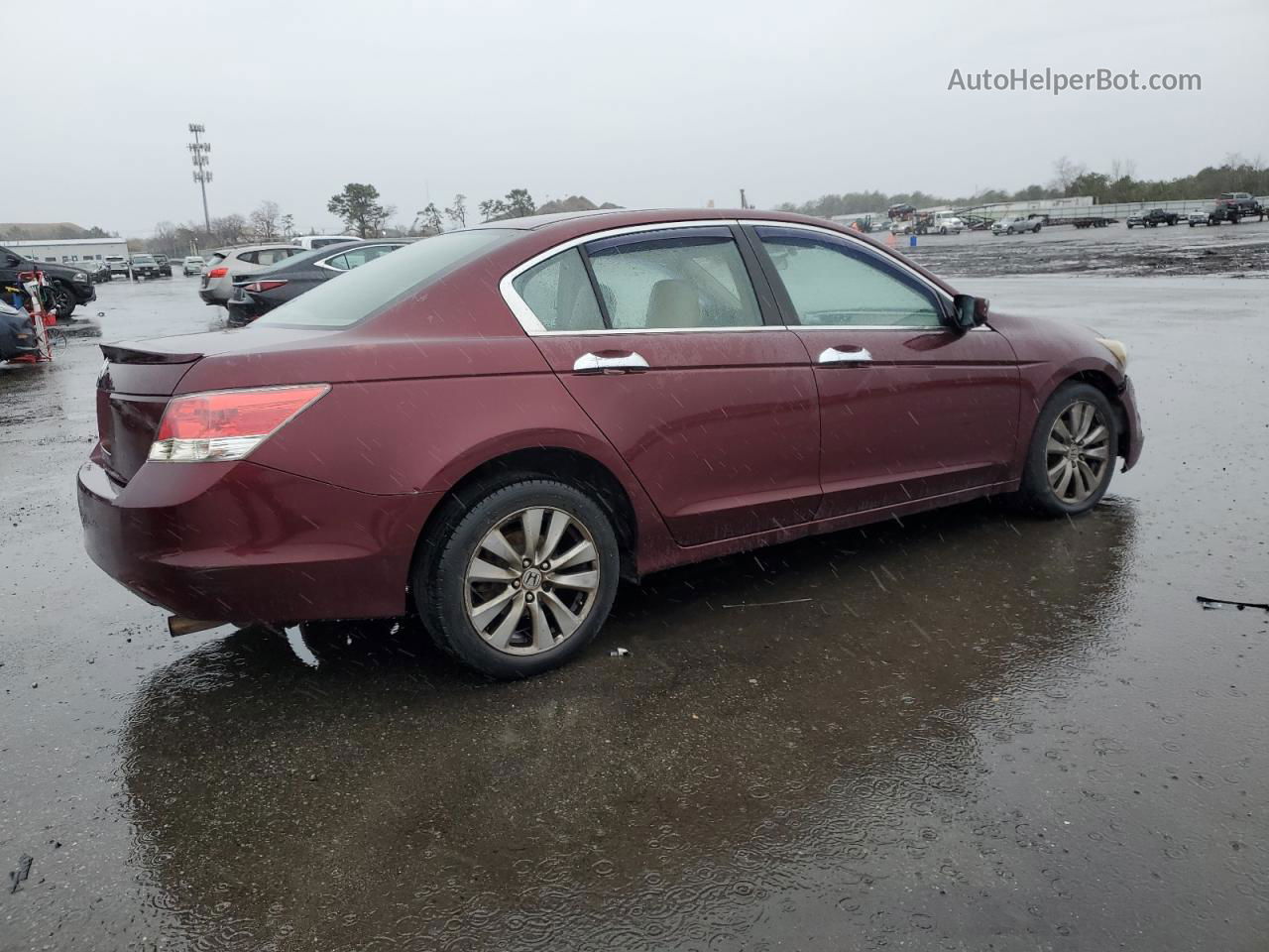 2008 Honda Accord Lx Maroon vin: 1HGCP26358A102052