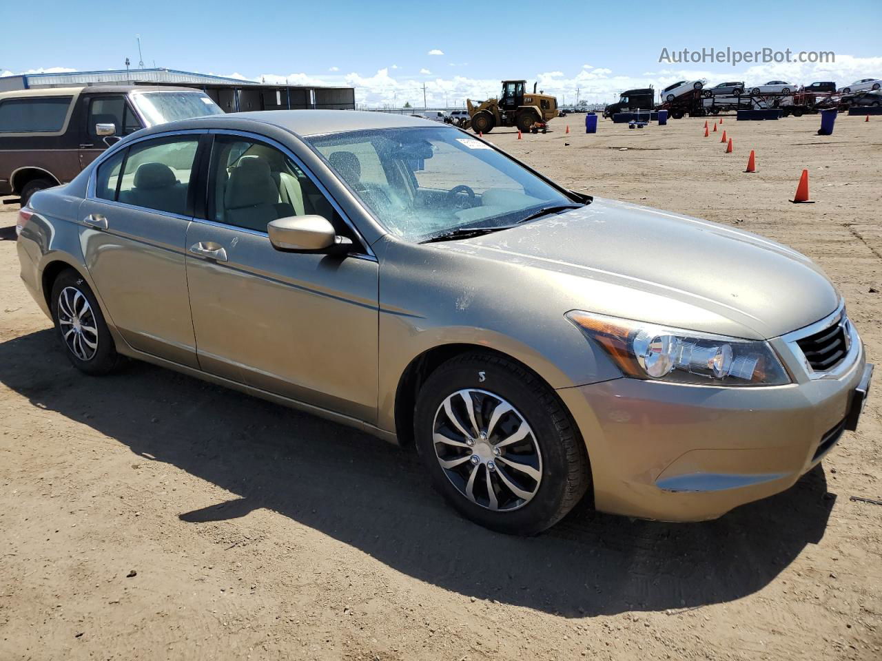 2009 Honda Accord Lx Tan vin: 1HGCP26369A040551