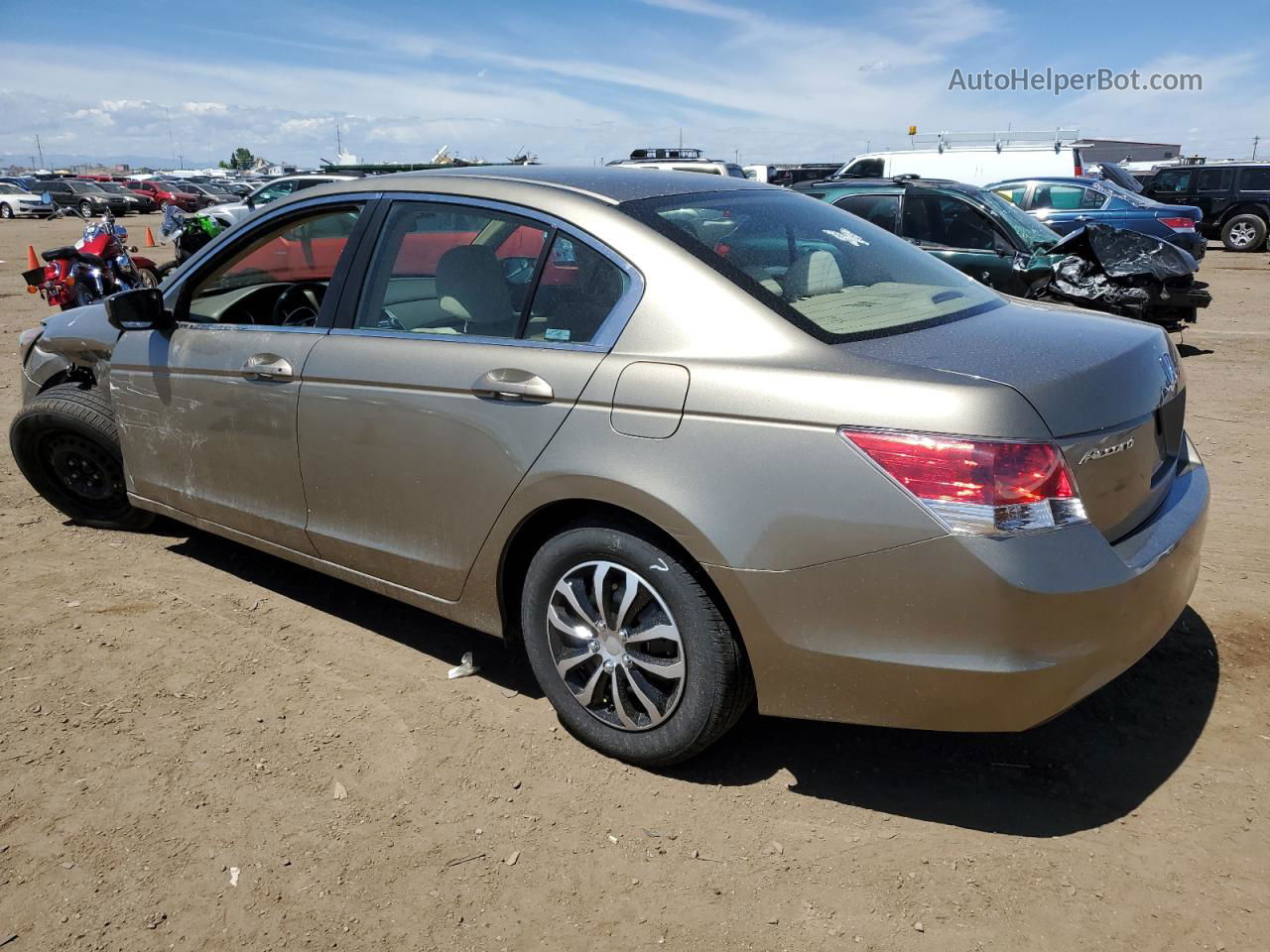 2009 Honda Accord Lx Tan vin: 1HGCP26369A040551