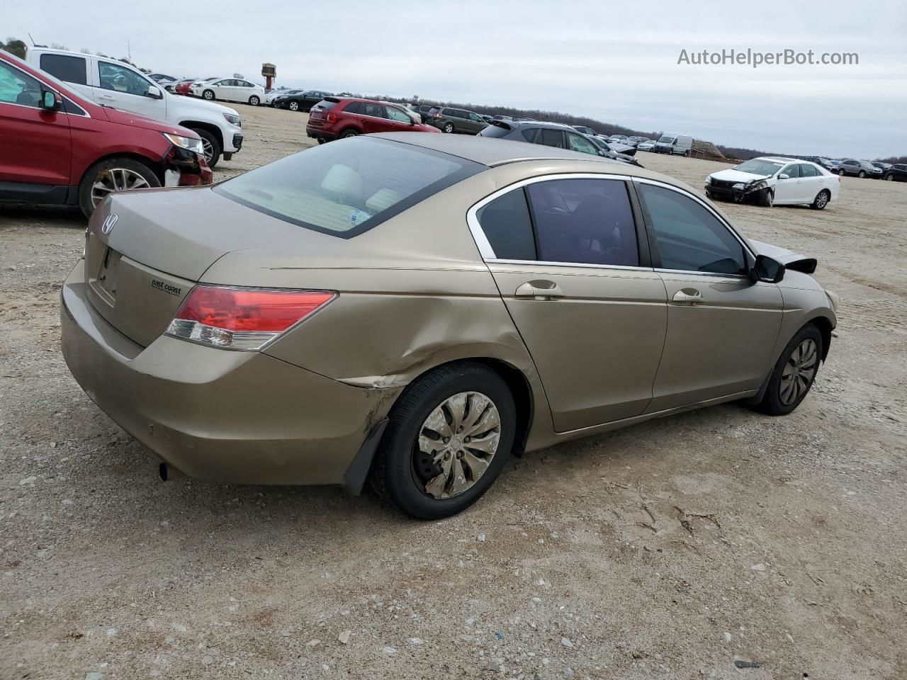 2009 Honda Accord Lx Tan vin: 1HGCP26369A095582