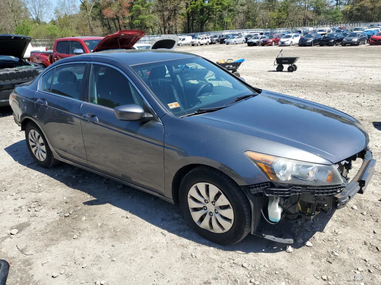 2009 Honda Accord Lx Gray vin: 1HGCP26369A178428