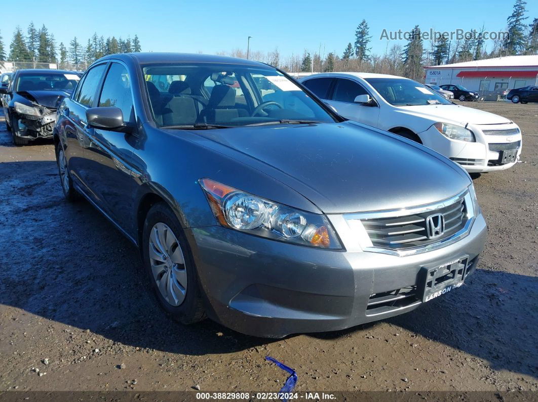 2008 Honda Accord 2.4 Lx Gray vin: 1HGCP26378A047491