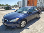 2008 Honda Accord Lx Blue vin: 1HGCP26378A152483