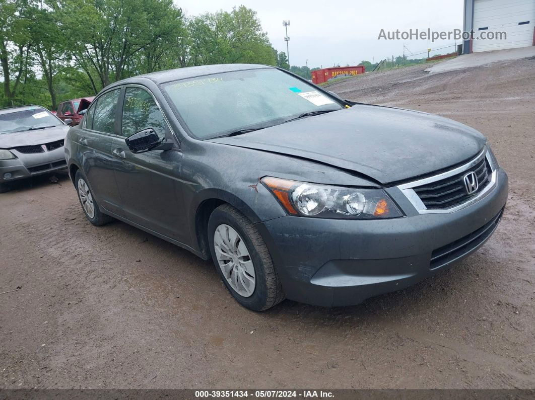 2009 Honda Accord 2.4 Lx Gray vin: 1HGCP26379A021281