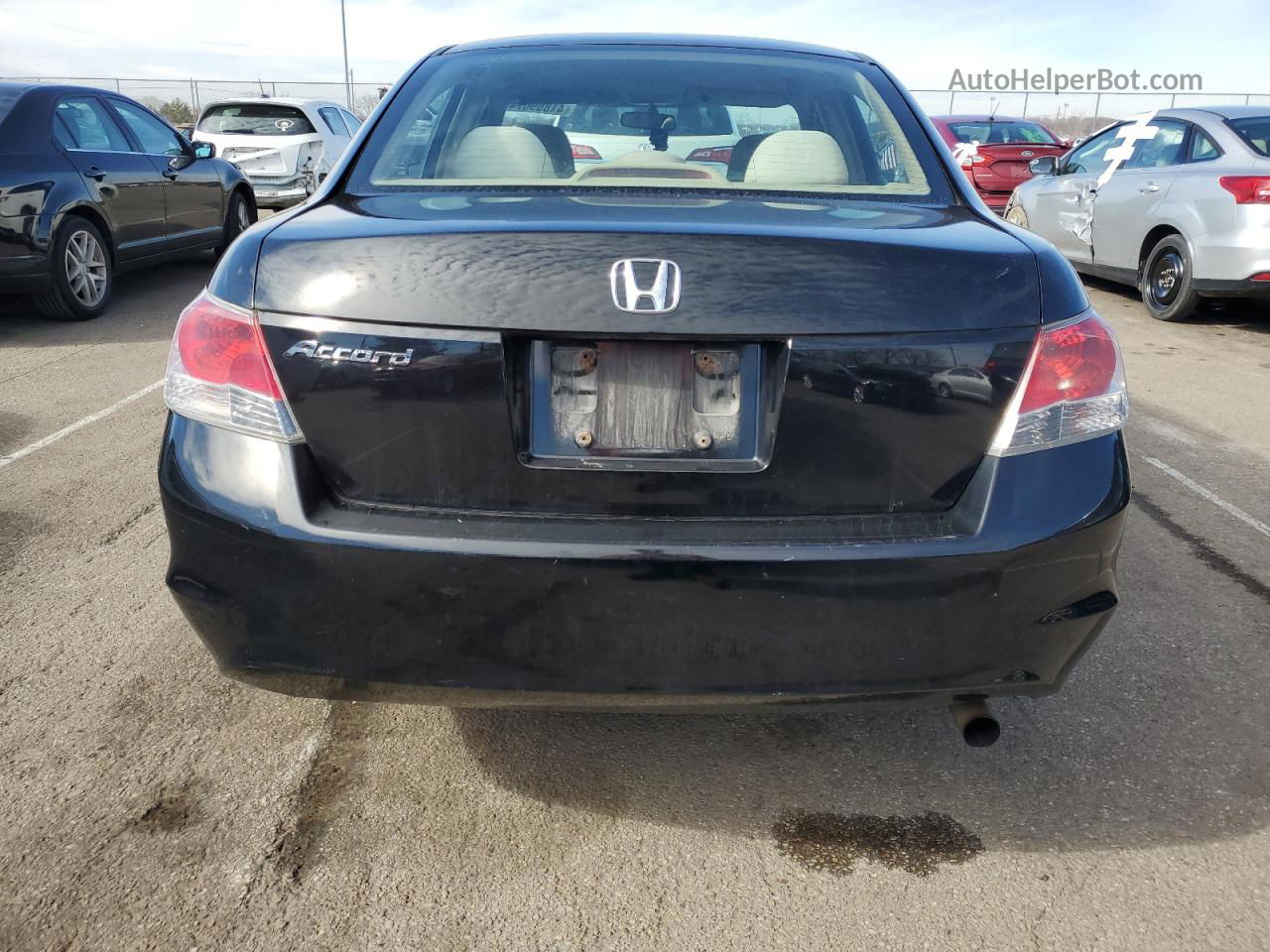 2009 Honda Accord Lx Black vin: 1HGCP26379A124605