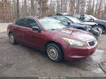 2009 Honda Accord 2.4 Lx Burgundy vin: 1HGCP26389A062860