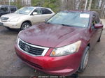 2009 Honda Accord 2.4 Lx Burgundy vin: 1HGCP26389A062860