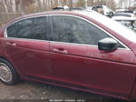 2009 Honda Accord 2.4 Lx Burgundy vin: 1HGCP26389A062860