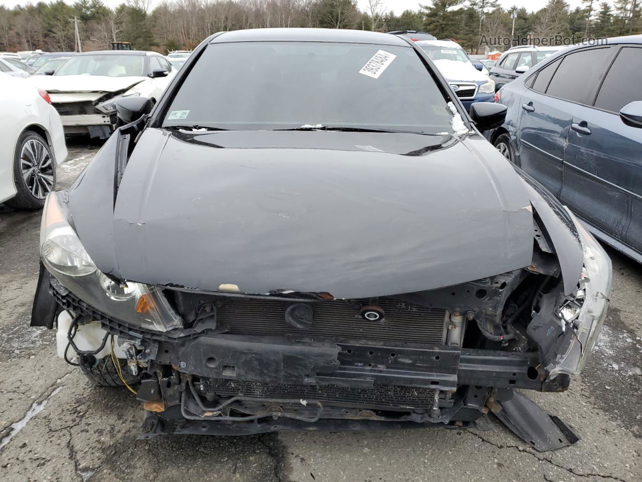 2009 Honda Accord Lx Black vin: 1HGCP26399A043881