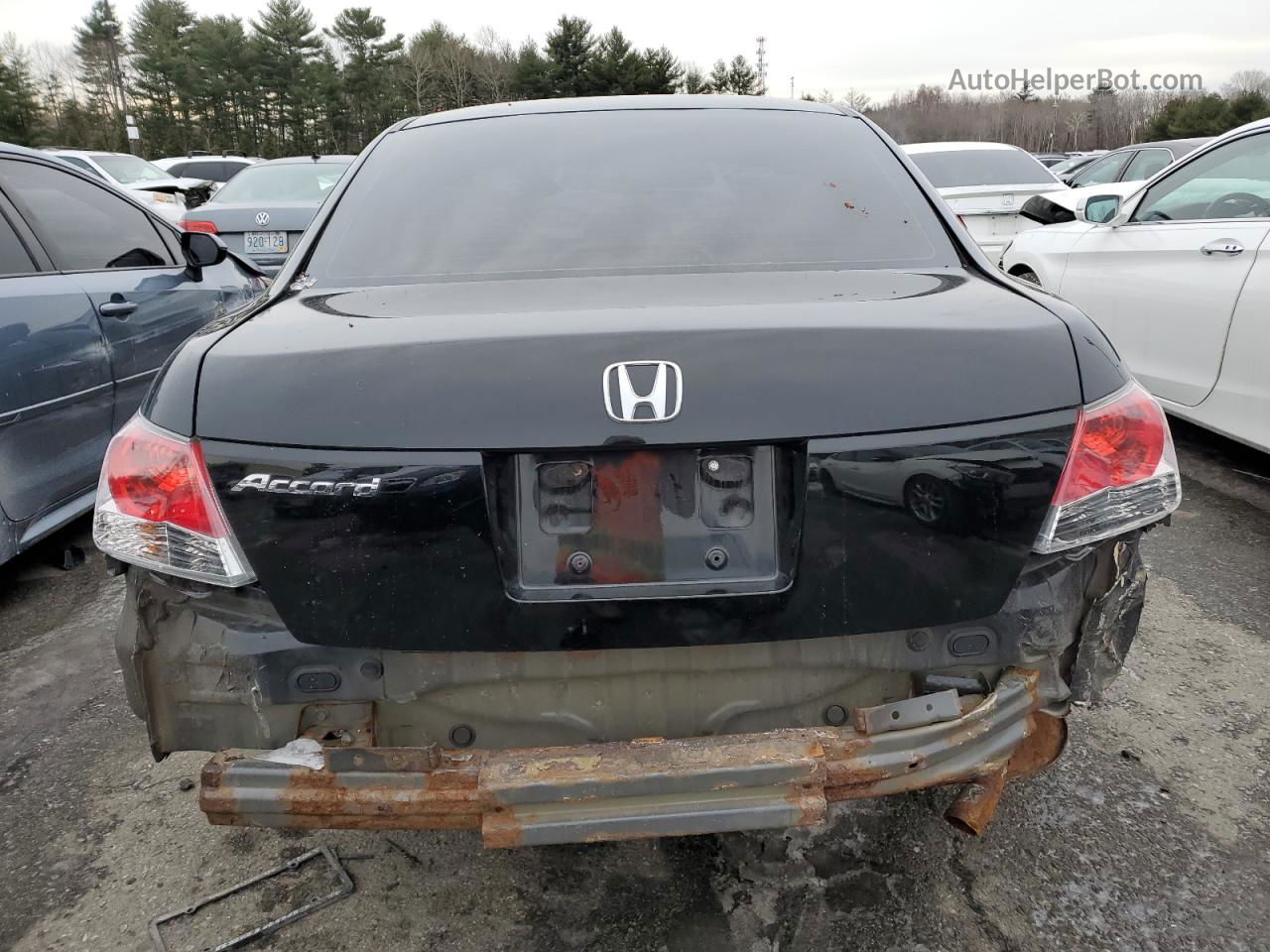 2009 Honda Accord Lx Black vin: 1HGCP26399A043881