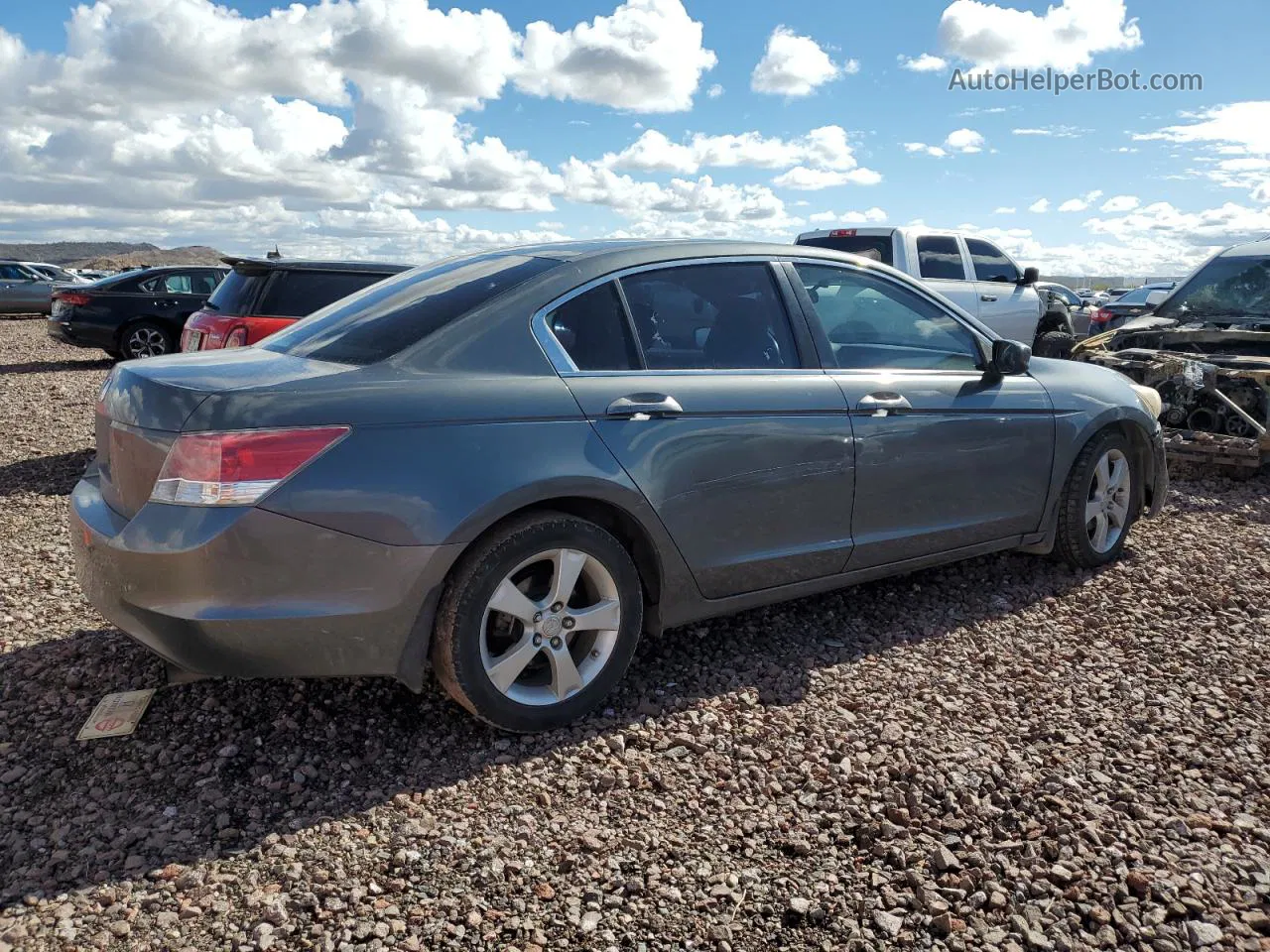 2008 Honda Accord Lx Silver vin: 1HGCP263X8A067167