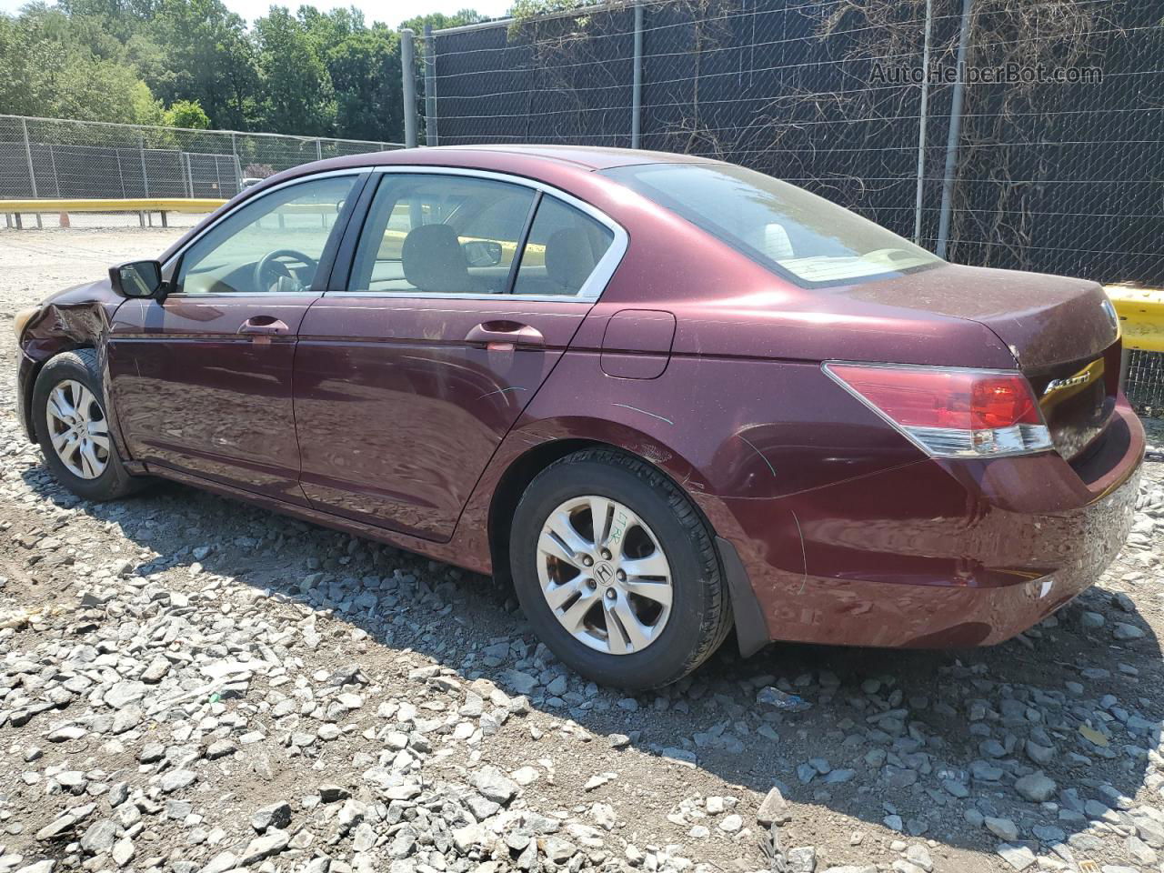 2008 Honda Accord Lxp Burgundy vin: 1HGCP26408A149806