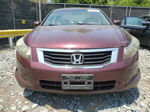 2008 Honda Accord Lxp Burgundy vin: 1HGCP26408A149806