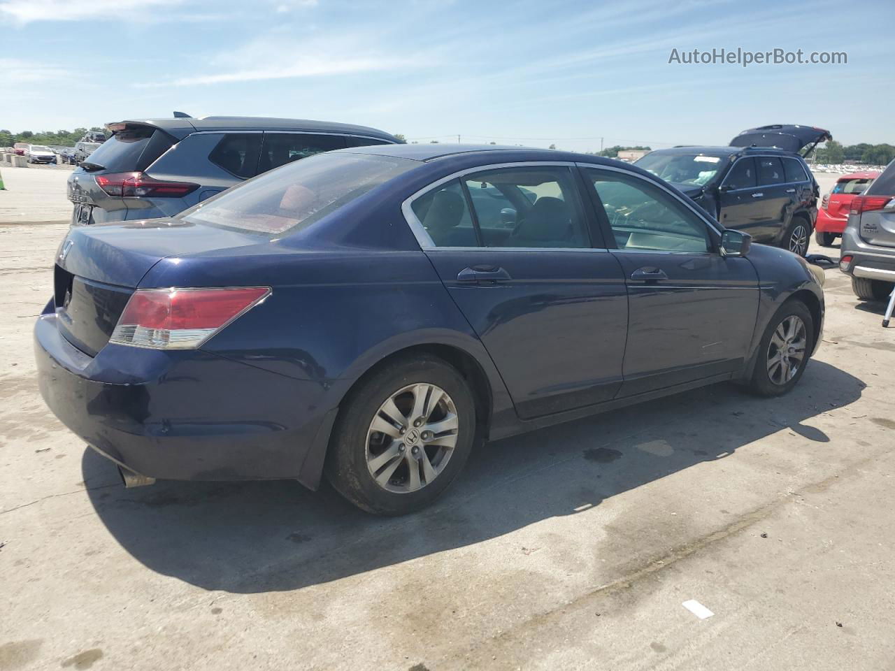 2008 Honda Accord Lxp Blue vin: 1HGCP26428A033989