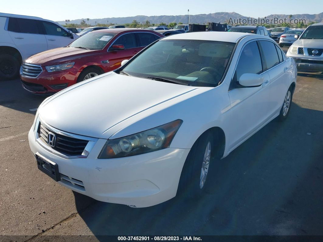 2008 Honda Accord Sdn Lx-p White vin: 1HGCP26428A073330