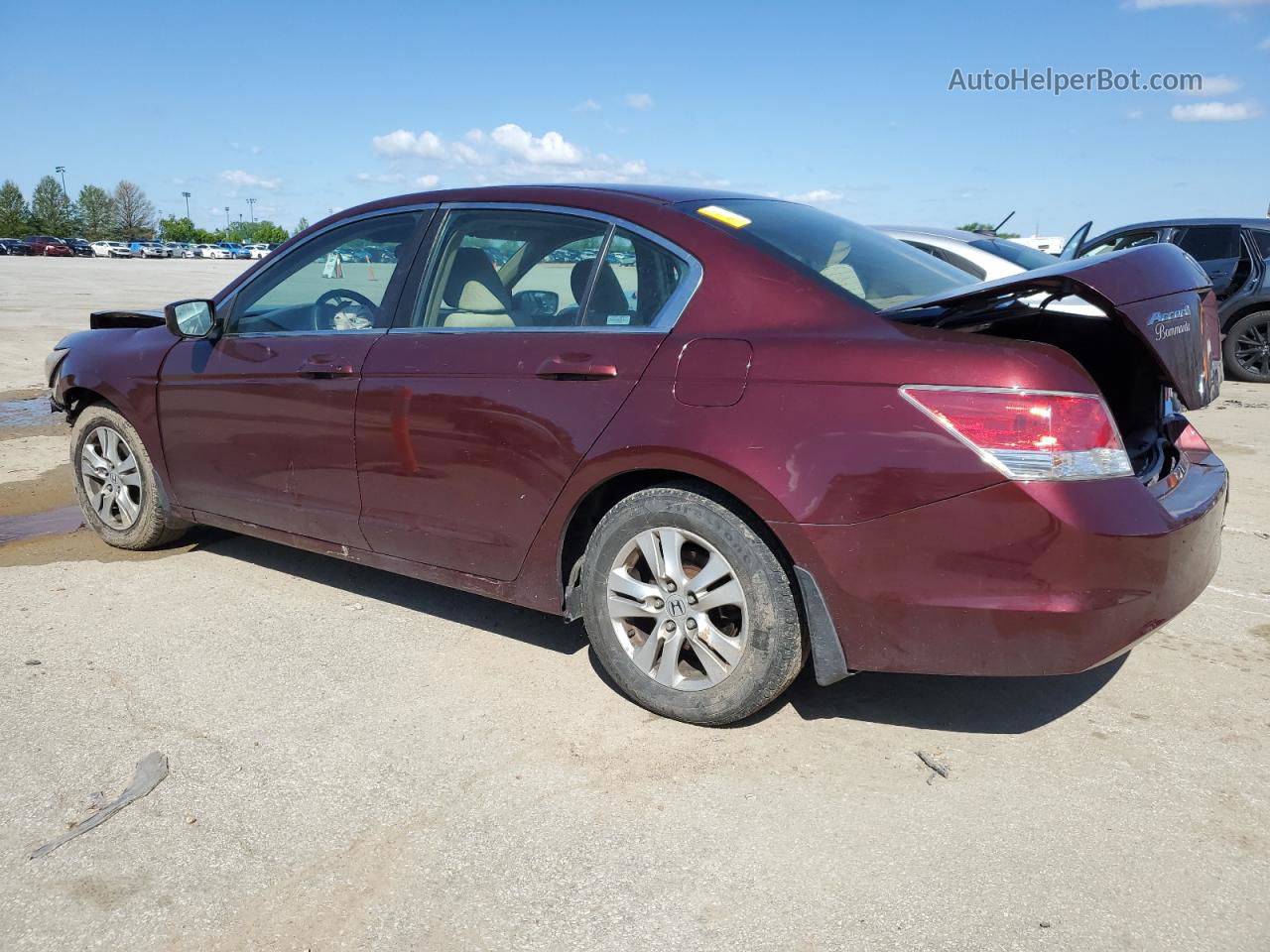 2009 Honda Accord Lxp Maroon vin: 1HGCP26429A189399