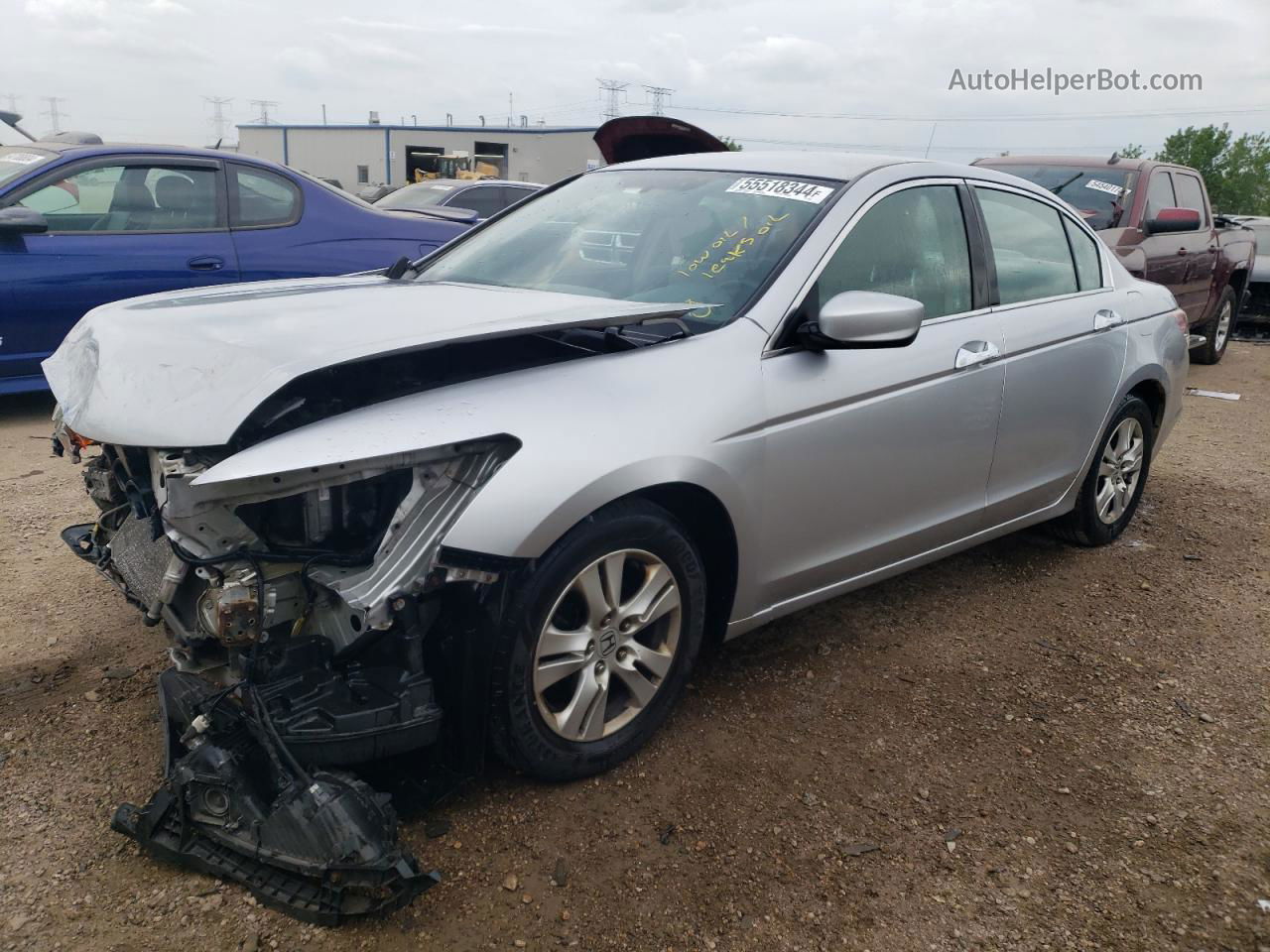 2008 Honda Accord Lxp Silver vin: 1HGCP26448A139151