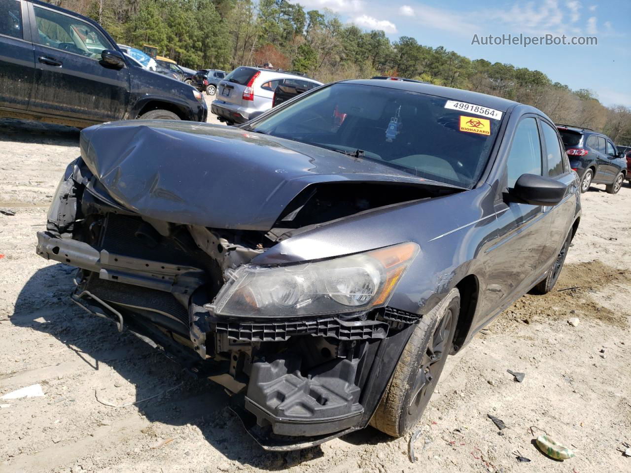 2008 Honda Accord Lxp Серый vin: 1HGCP26458A023098