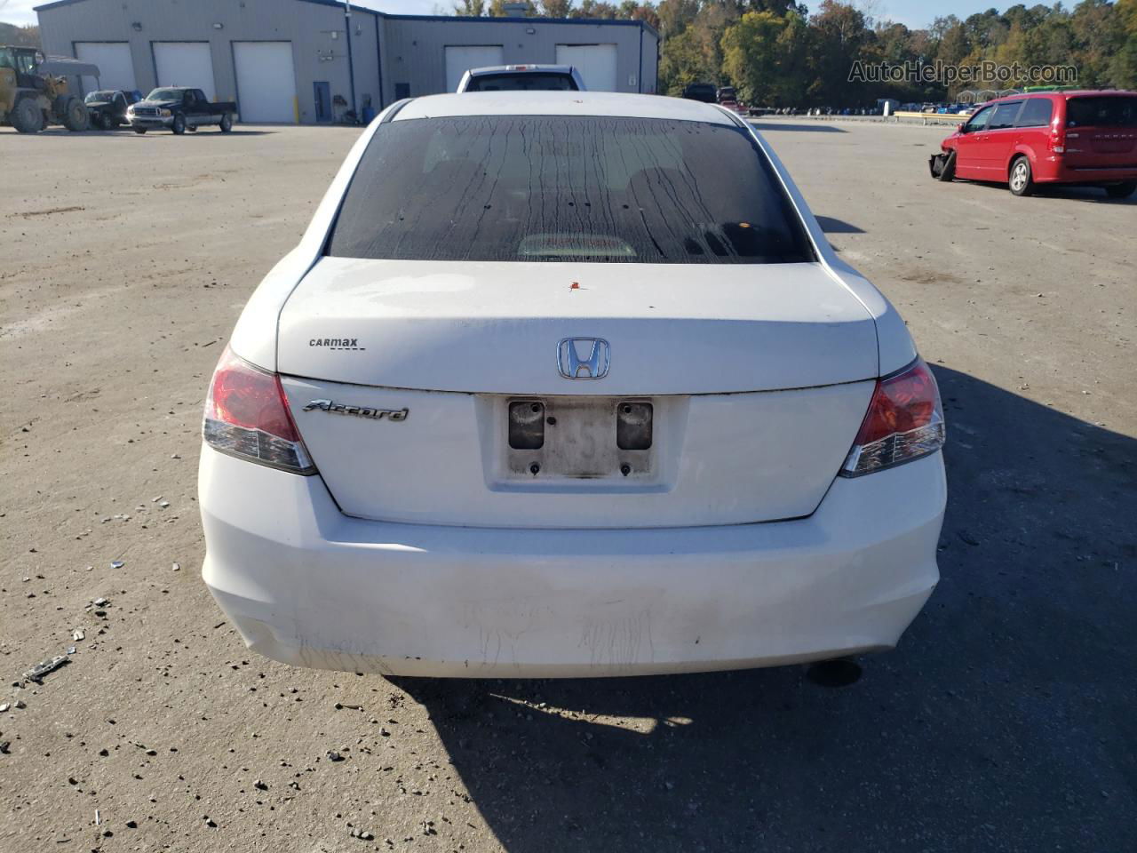 2009 Honda Accord Lxp White vin: 1HGCP26459A084565