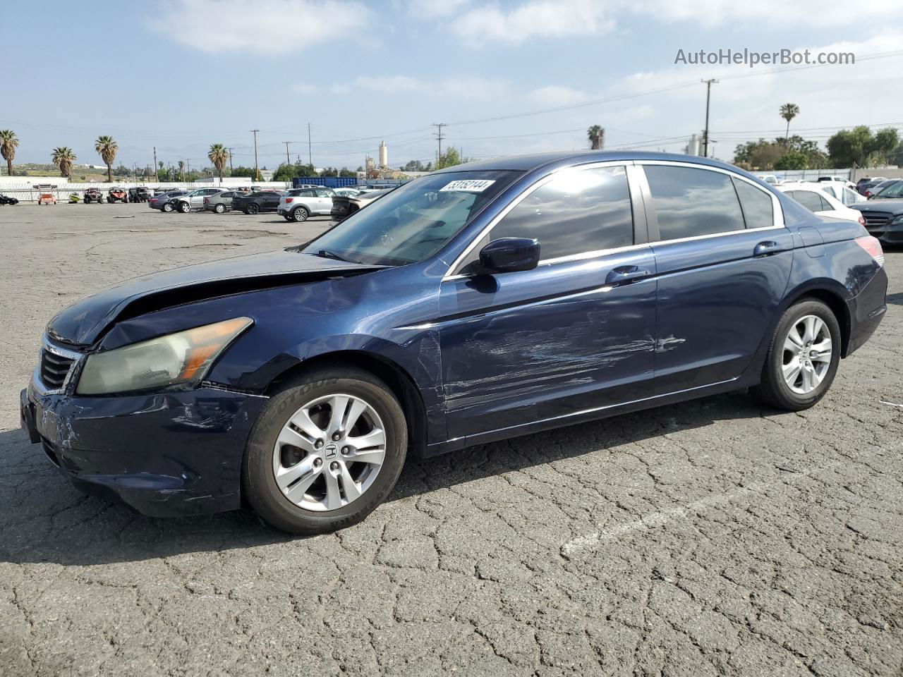 2009 Honda Accord Lxp Blue vin: 1HGCP26469A012838