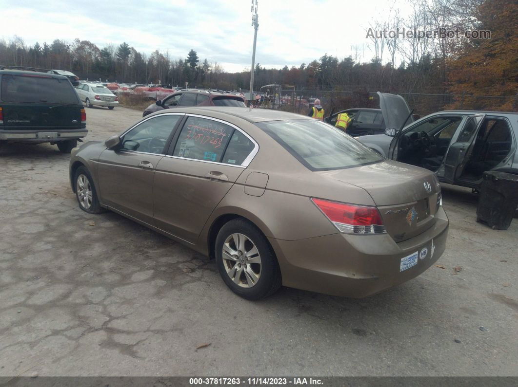 2008 Honda Accord 2.4 Lx-p Tan vin: 1HGCP26478A138236