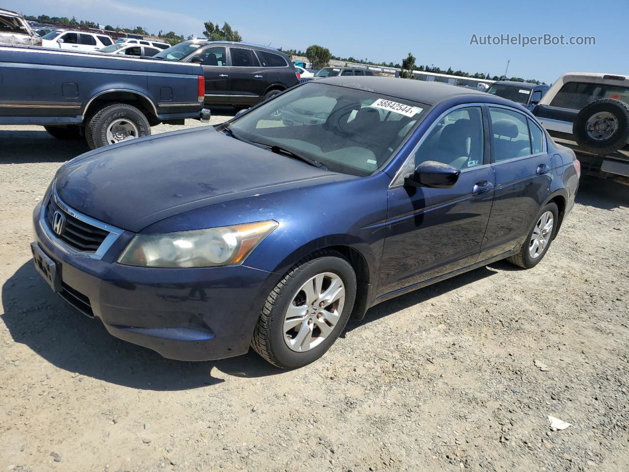 2009 Honda Accord Lxp Blue vin: 1HGCP26479A185686