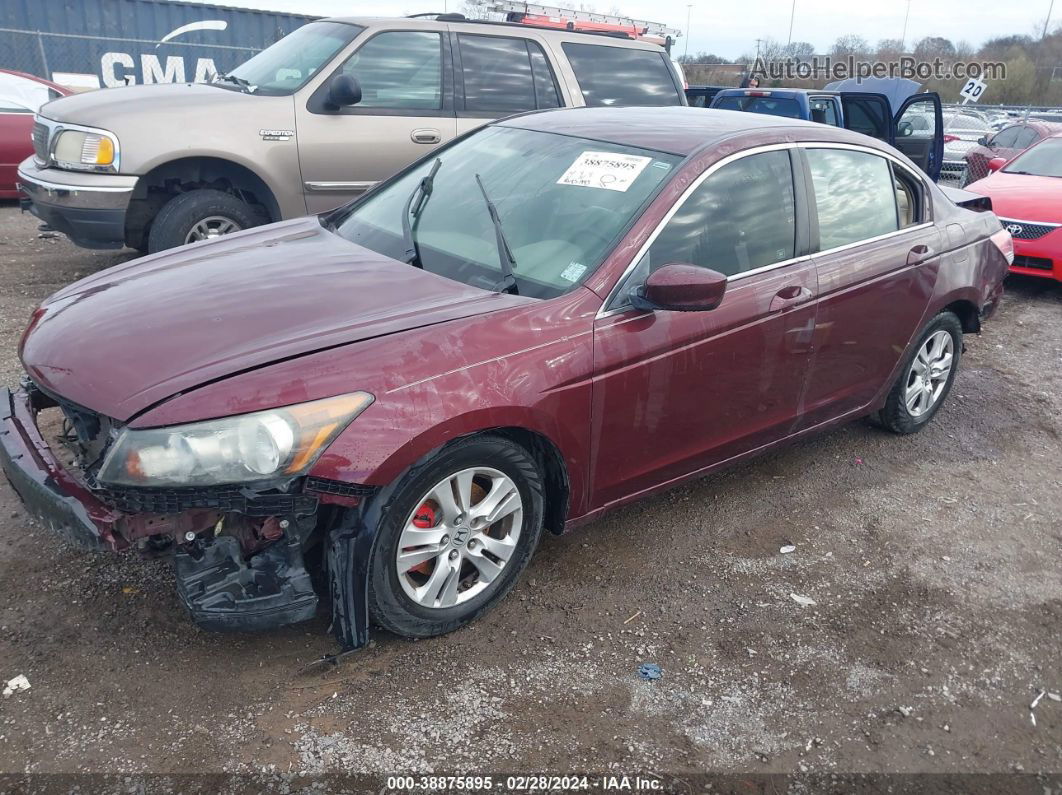 2009 Honda Accord 2.4 Lx-p Maroon vin: 1HGCP26489A089517