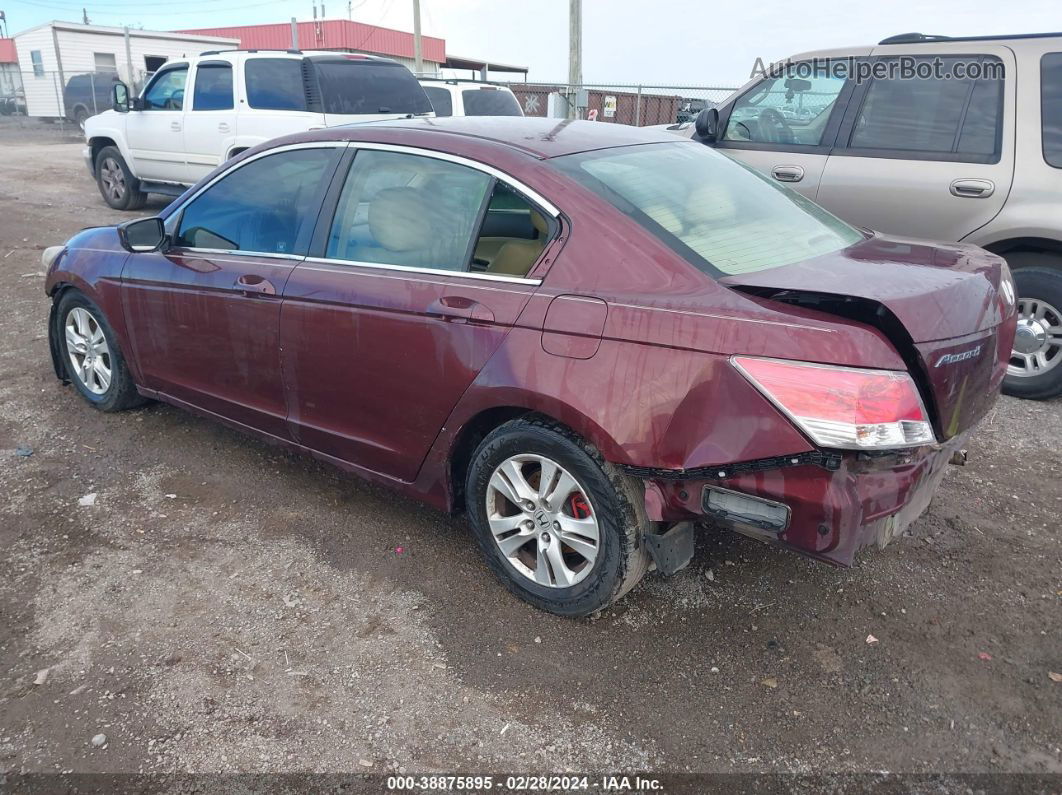 2009 Honda Accord 2.4 Lx-p Maroon vin: 1HGCP26489A089517