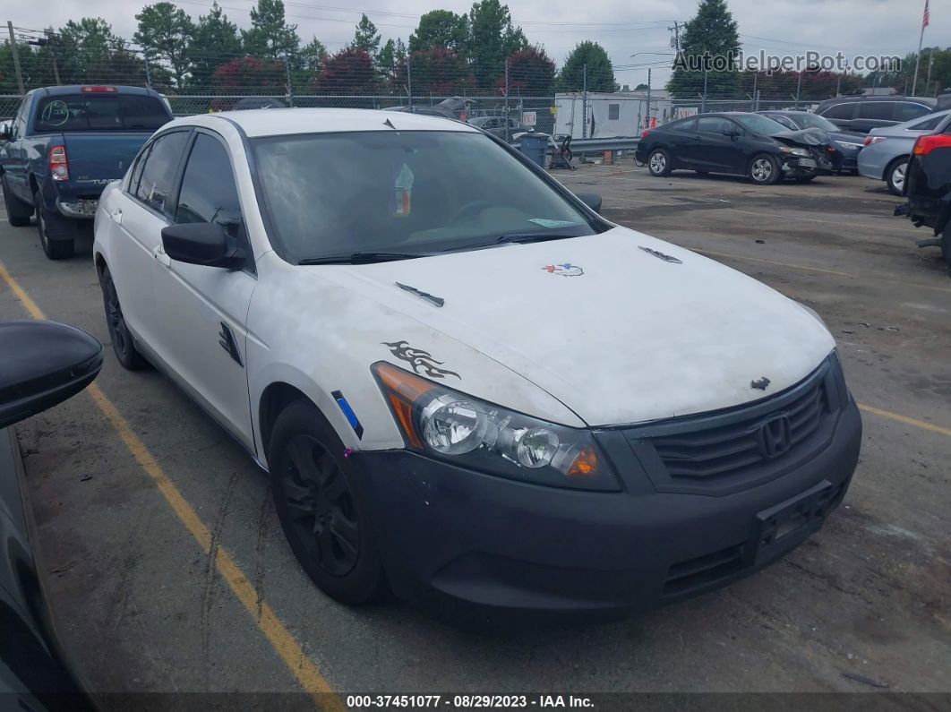 2008 Honda Accord 2.4 Lx-p White vin: 1HGCP26498A043239