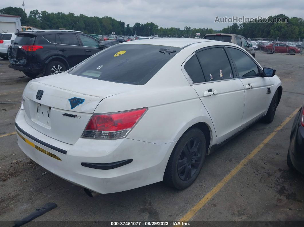 2008 Honda Accord 2.4 Lx-p White vin: 1HGCP26498A043239