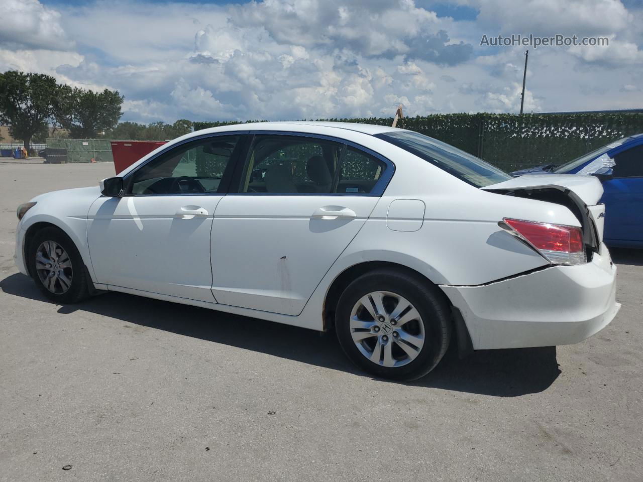 2009 Honda Accord Lxp White vin: 1HGCP26499A140541