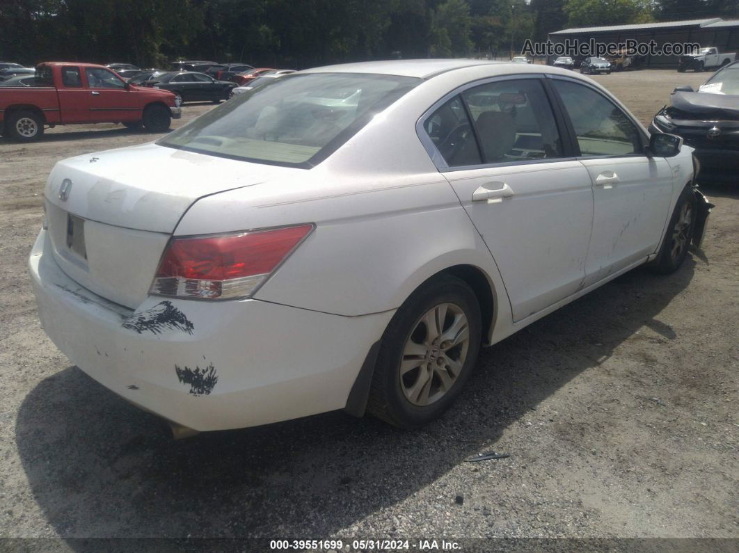 2008 Honda Accord 2.4 Lx-p White vin: 1HGCP264X8A075262