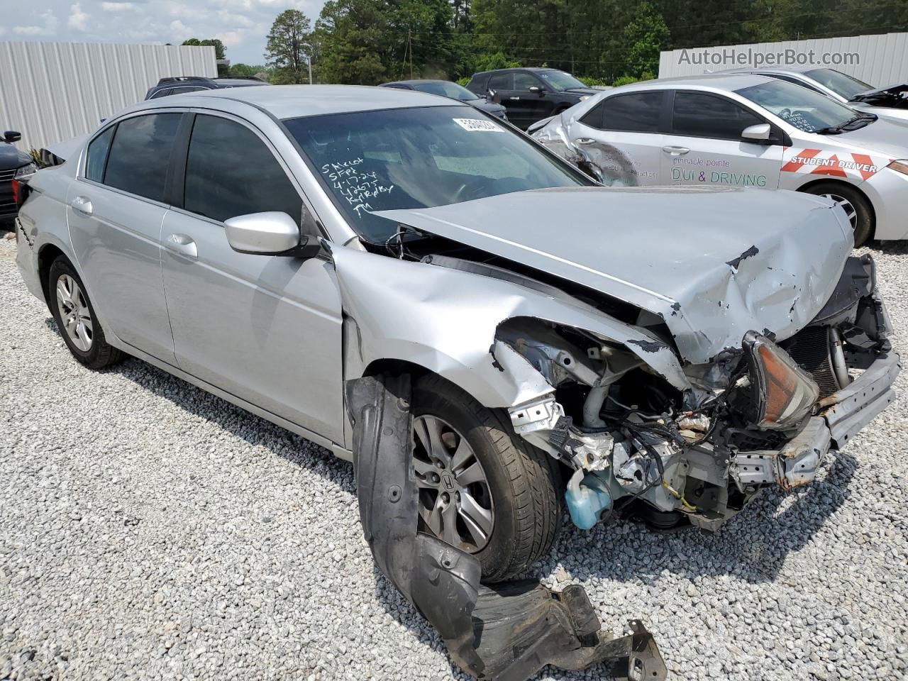 2009 Honda Accord Lxp Silver vin: 1HGCP264X9A049682