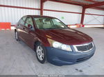 2009 Honda Accord 2.4 Lx-p Burgundy vin: 1HGCP264X9A188551