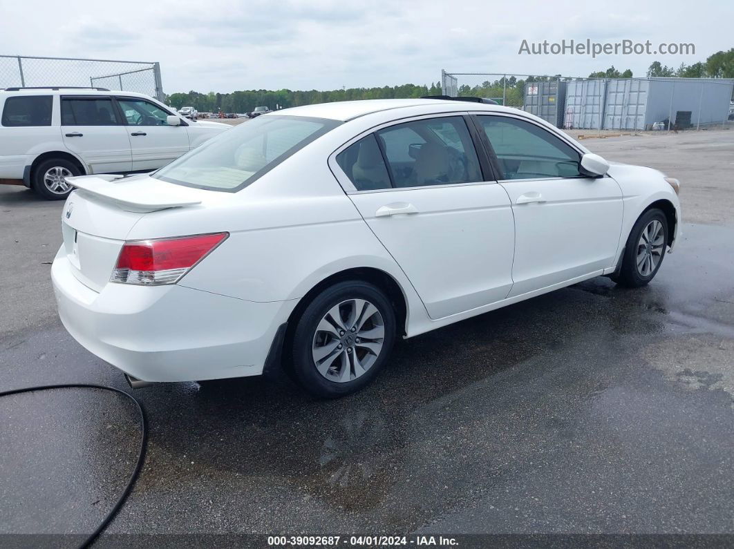 2008 Honda Accord 2.4 Ex White vin: 1HGCP26708A108991