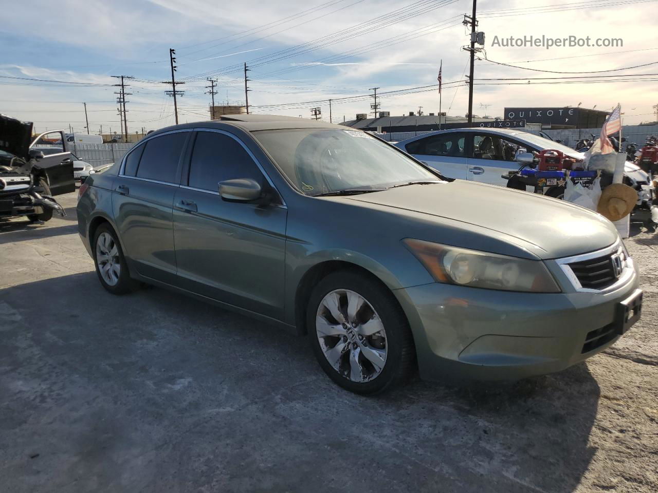 2009 Honda Accord Ex Green vin: 1HGCP26709A043402