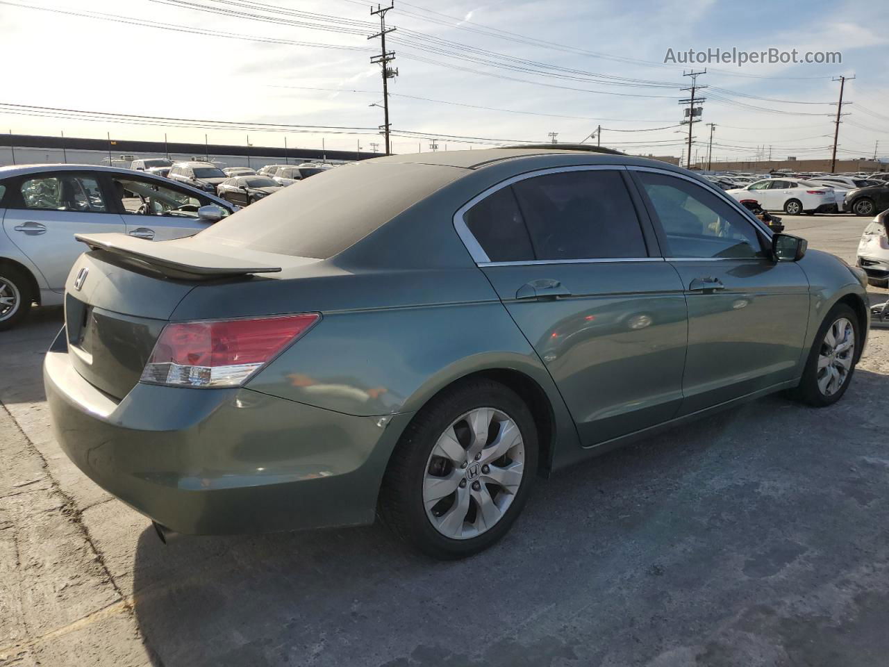 2009 Honda Accord Ex Green vin: 1HGCP26709A043402