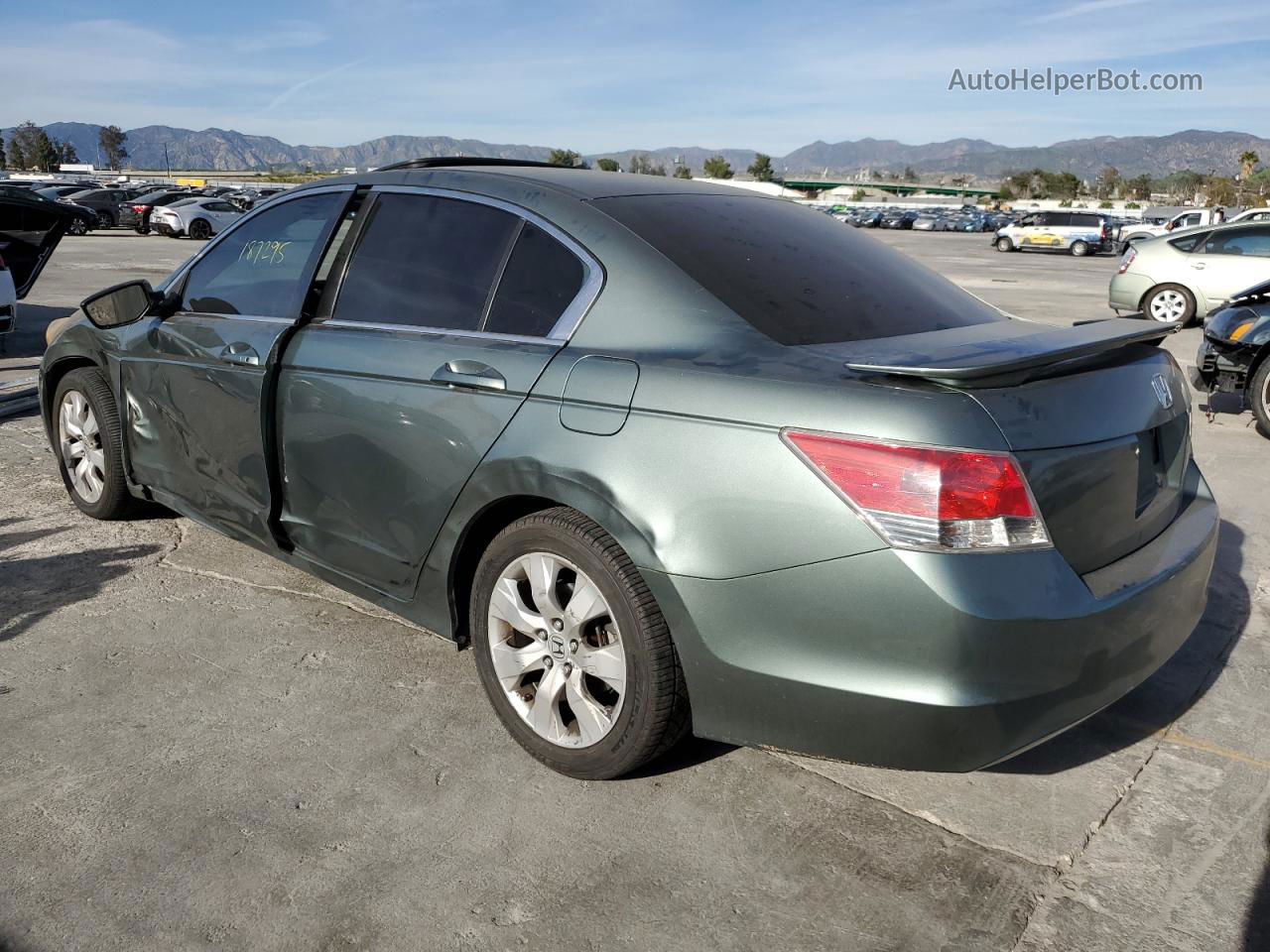 2009 Honda Accord Ex Green vin: 1HGCP26709A043402