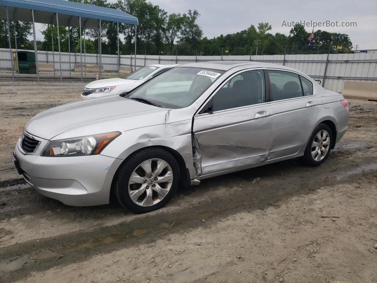 2009 Honda Accord Ex Silver vin: 1HGCP26709A074780