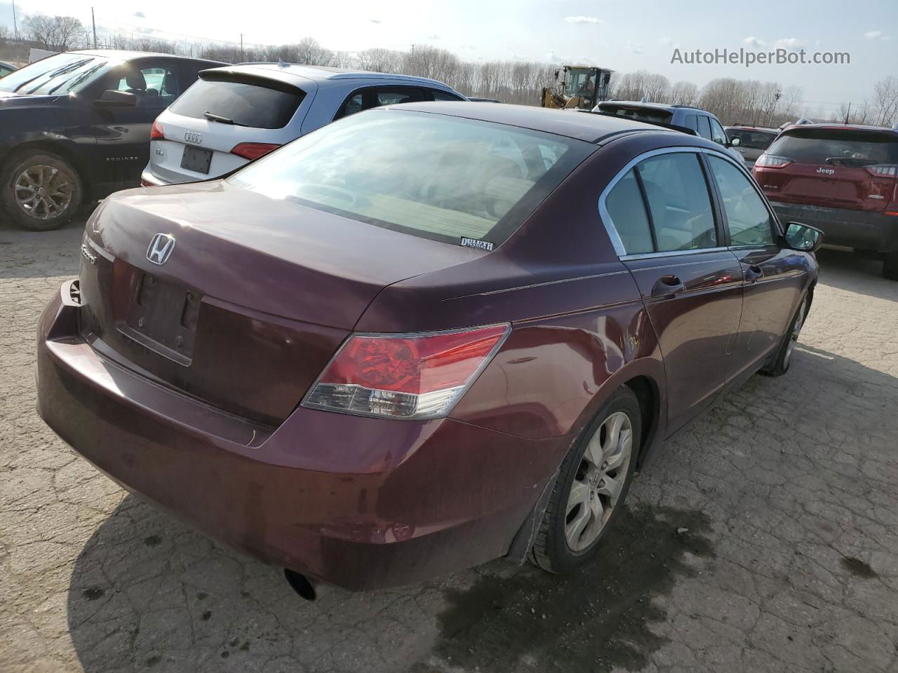 2009 Honda Accord Ex Maroon vin: 1HGCP26729A045314